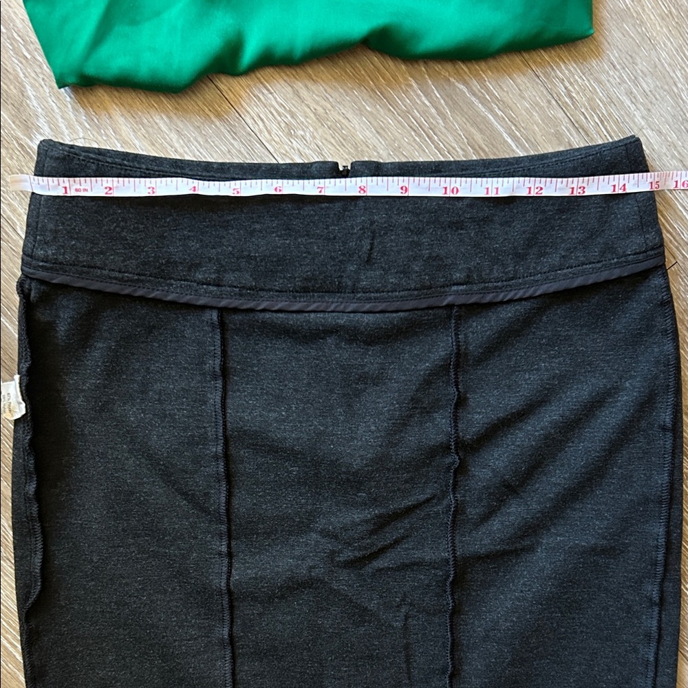 CAbi Charcoal High Waisted Skirt - Picture 7 of 8